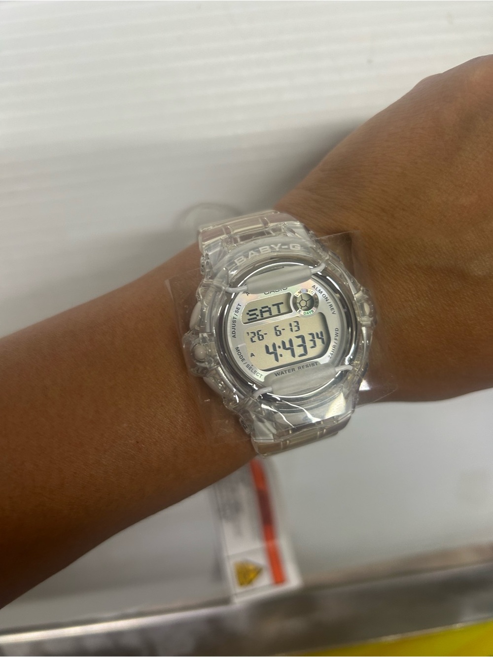 Casio Baby-G Clear Translucent Digital Watch - Clear